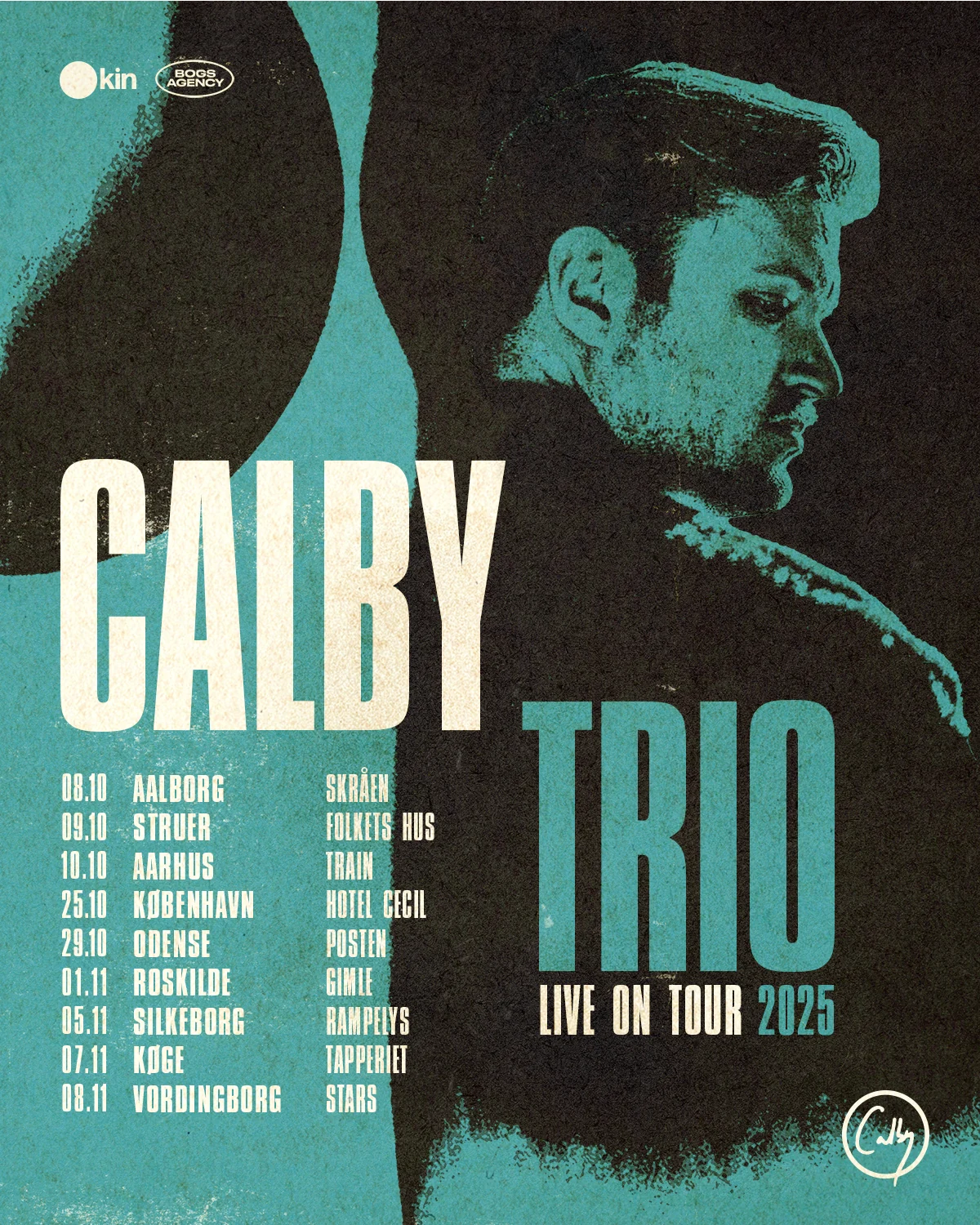 Calby | turnéplakat