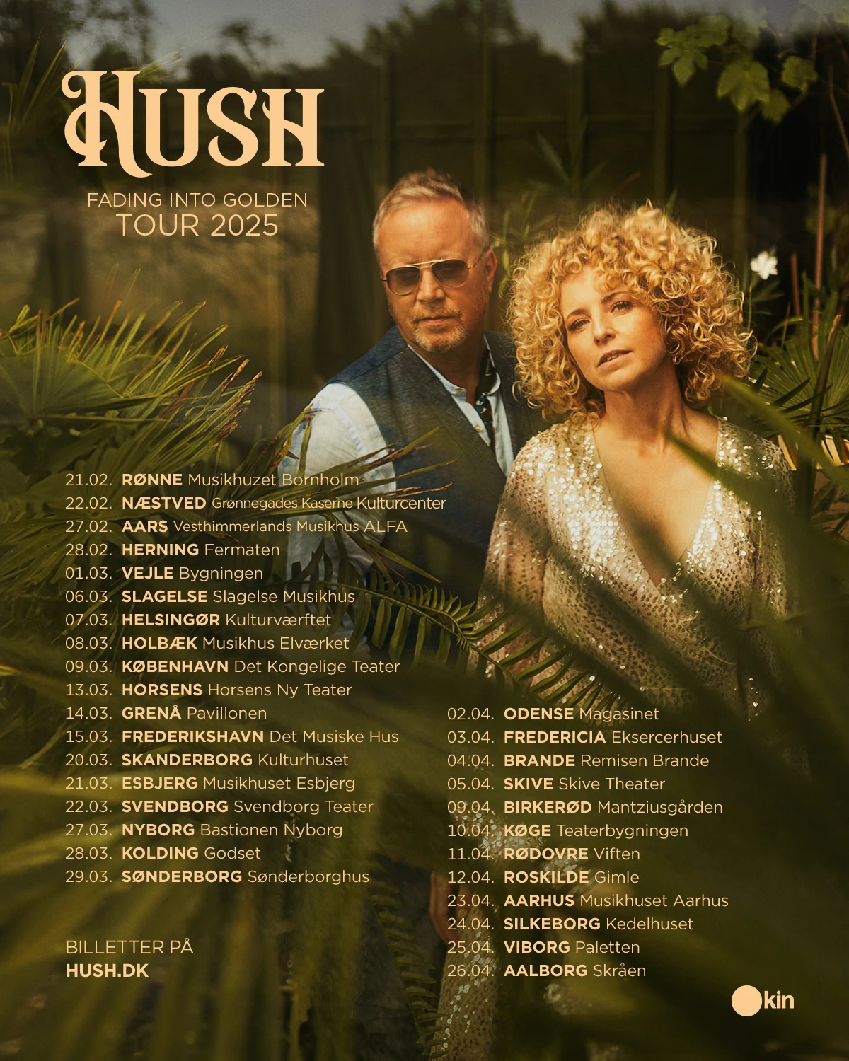 HUSH | turnéplakat