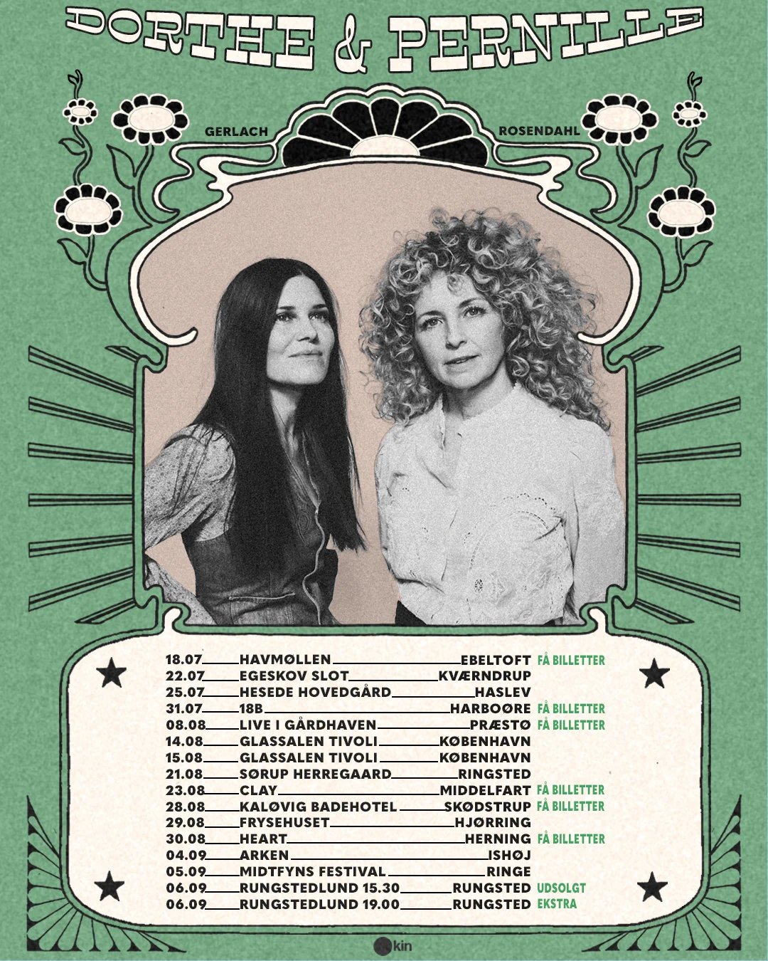 Dorthe Gerlach & Pernille Rosendahl | tour artwork