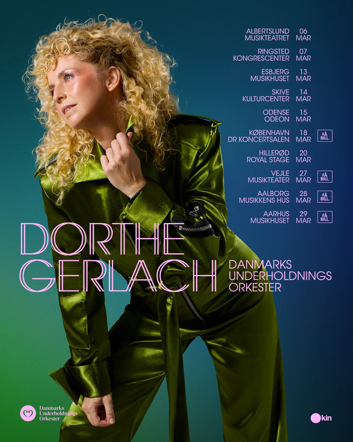 Dorthe Gerlach & Danmarks Underholdningsorkester | tour artwork