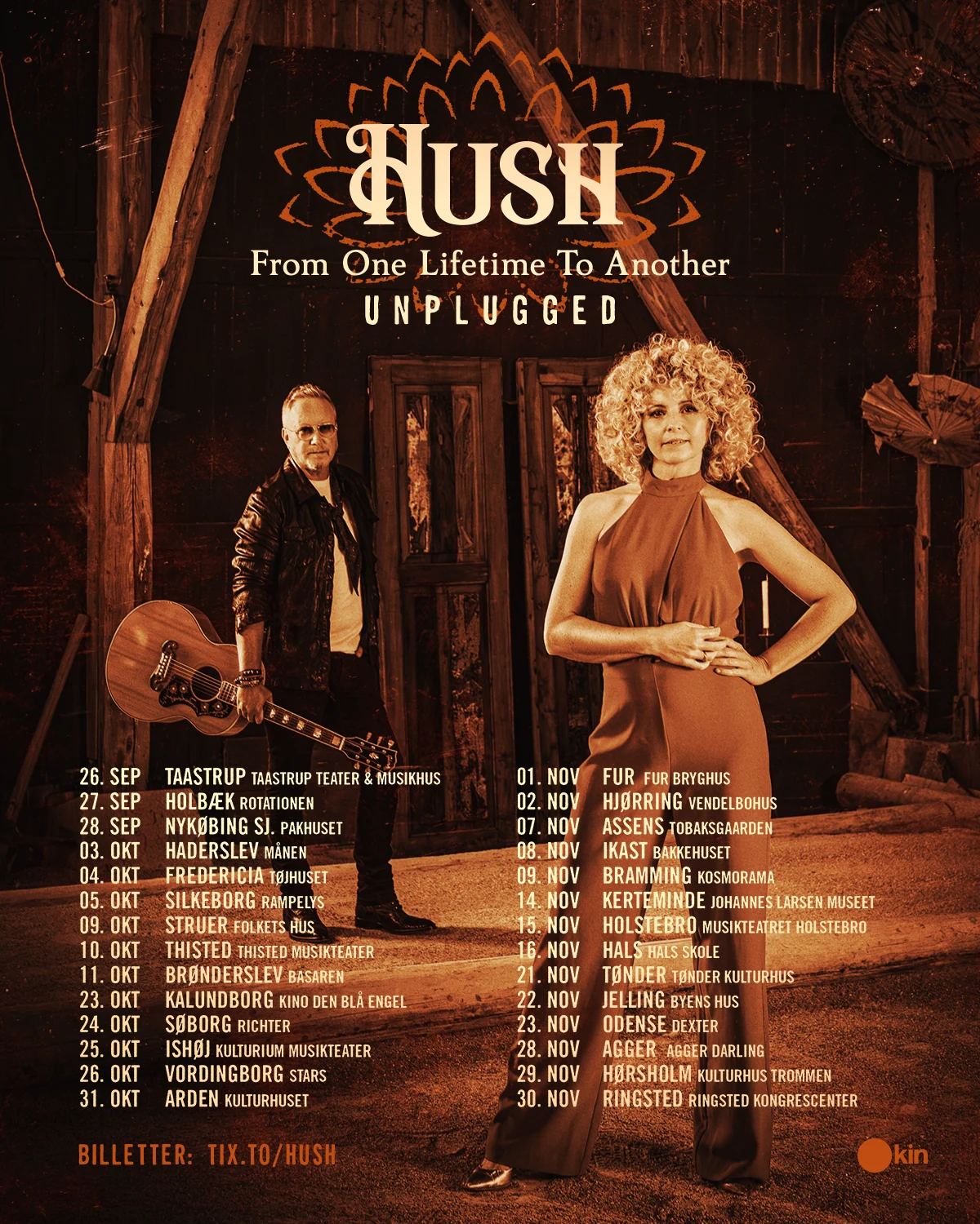 HUSH | tour artwork