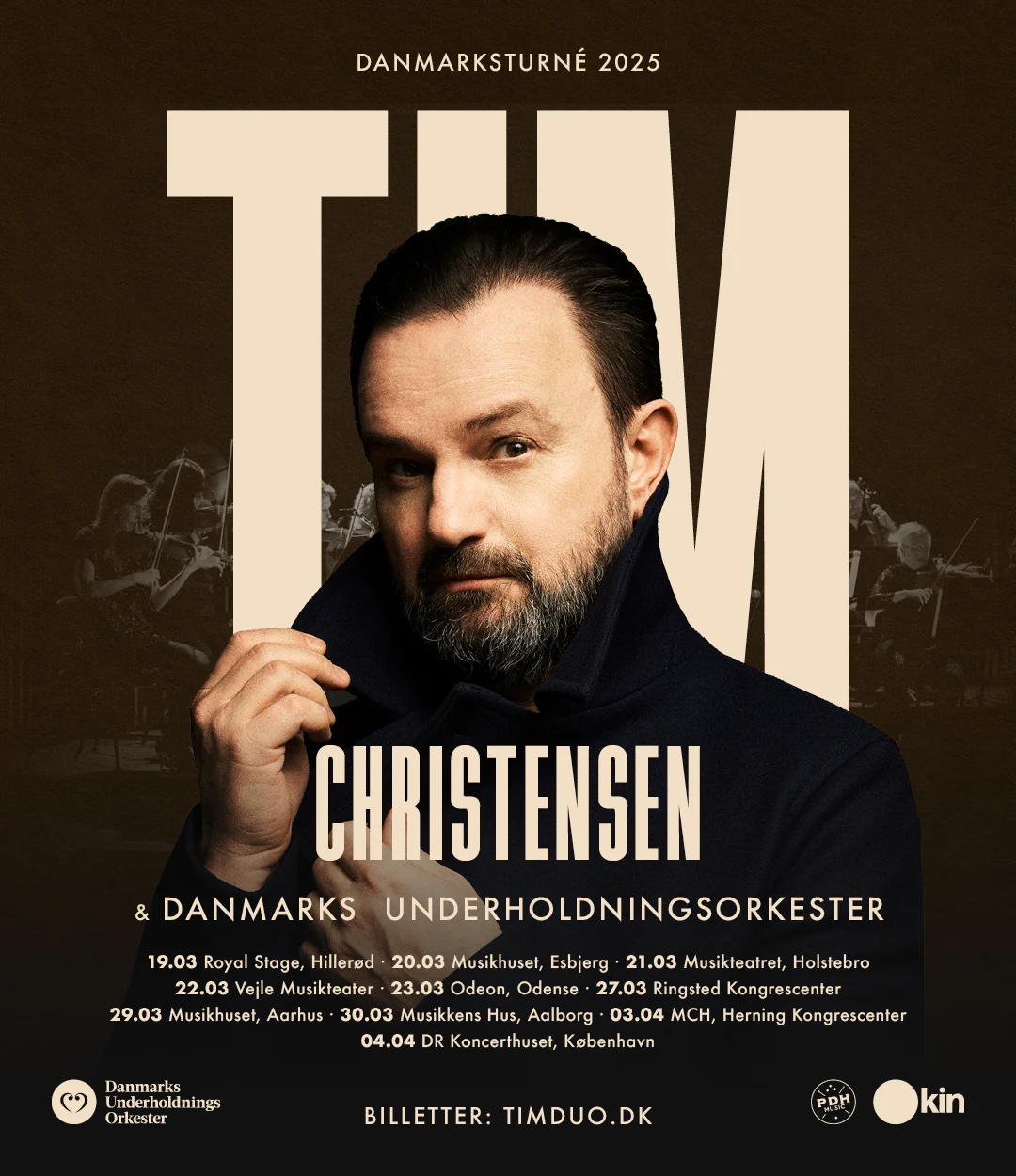 Tim Christensen & Danmarks Underholdningsorkester | tour artwork